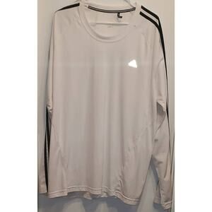 Adidas Cuma365 Men's Light Weight Striped Long Sleeve Shirt Size 2X